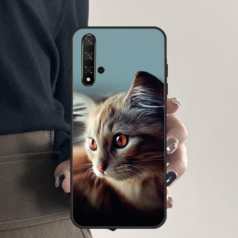 Китти Кошки Милые Для Huawei Nova Y70 Y90 Y60 Y61 Y91 Y72 9 10 SE 12i 12s 11i 5T P60 Pro P20 P30 P40 Lite Чехол