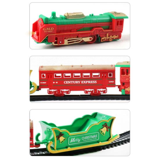 Электропоезд, хорошая детализация, световые звуки, движущаяся игрушка, красочные развлечения, детские рождественские игрушки, подарки на Новый год