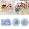 DIY Pudding Ornament Quicksand Silicone Epoxy Mold DIY Keychain Pendant Jewelry Crafting Mould for Valentines Gift