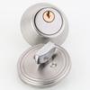 Круглые дверные ручки из нержавеющей стали, входные внутренние проходные замки, ключ