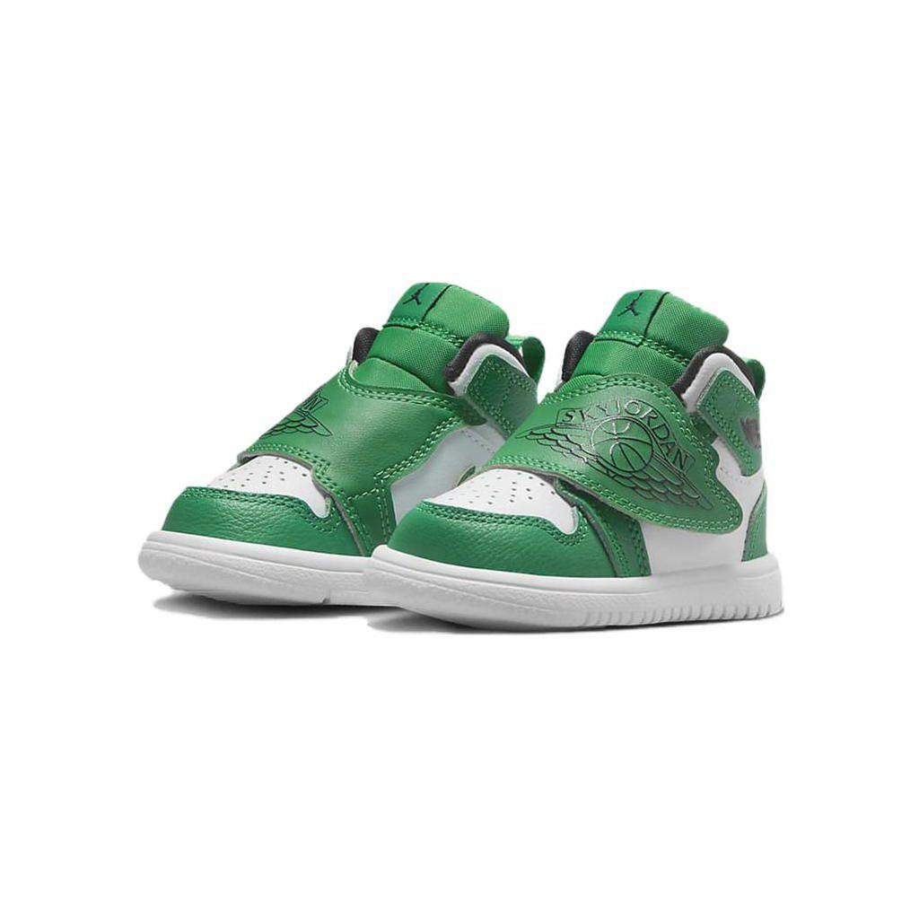 Jordan Sky Jordan 1 TD Зеленый Черный Белый BQ7196-301