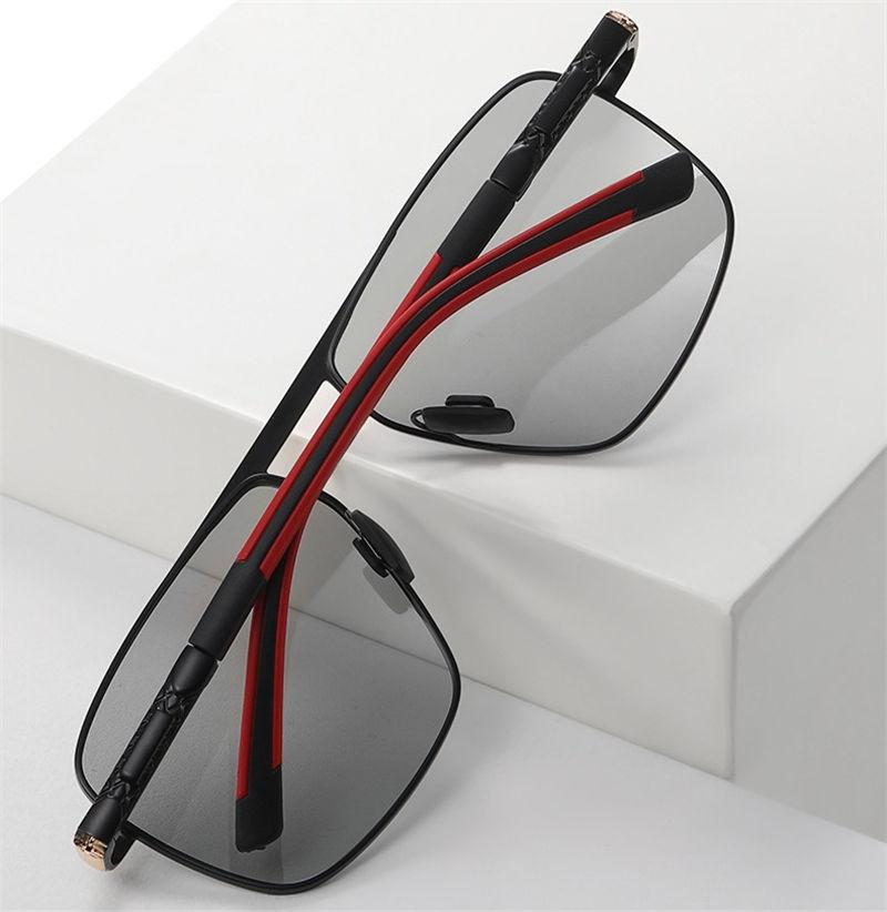 aoron Металлические фотохромные поляризационные солнцезащитные очки для мужчин и женщин, спортивные очки для вождения и рыбалки