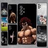 Чехол для телефона с аниме B-Baki H-Hanma для Samsung S25, S24, S21, S22, S23, S30, Ultra, S20, Plus, Fe, Lite, Note, 10, 9, 5G Черный