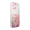 Hurtel Pink Marble iPhone 12 Pro Max Gel Case