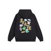 Li Ning X Disney Toy Story Series Cartoon Character Patch Loose Hoodie Unisex Hoodies Black AWDS579-3