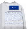 Champion Basic Logo Crew Long Size Royal Blue One-Point Sweatshirt, Men's Neck, Sleeve, S,