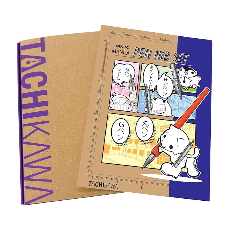 Tachikawa Pin Manufacturing Co., Ltd. Набор перьев для манги Tachikawa Nikko N-CPS