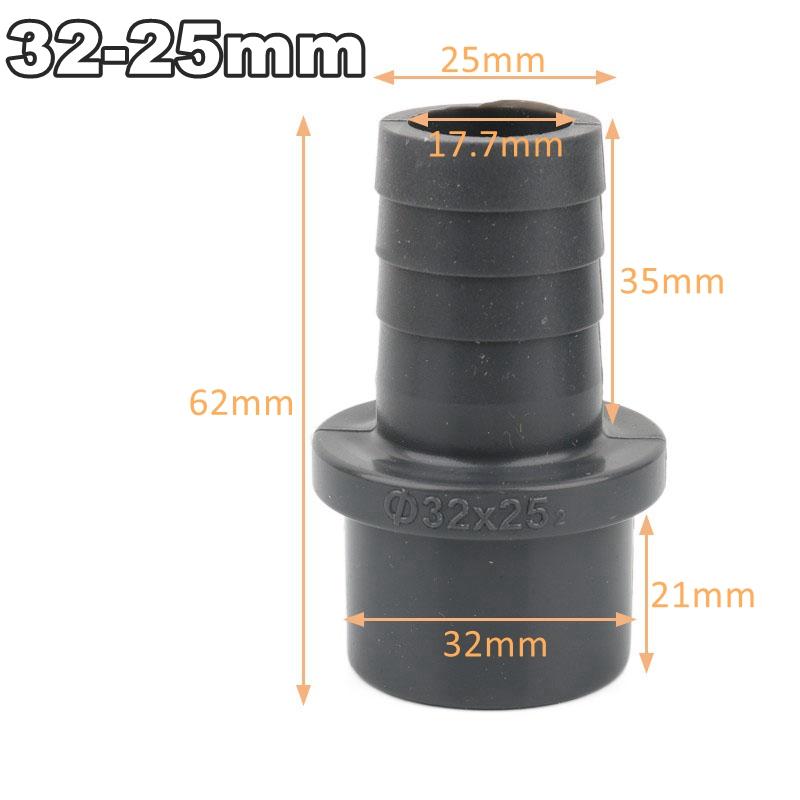 16/20/32/40/50/63mm UPVC Joints Garden Irrigation Connector Soft Hose Tube Adapter Water Pipe Accessories