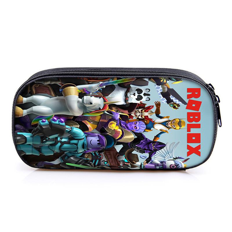 Красочный пенал Roblox для детей и студентов с несколькими отделениями