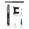 BOLANY Mini Bicycle Air Pump 160psi Hidden Hose Portable Tire Inflator Aluminum Alloy Presta Valve MTB Bicycle Lightweight Pump