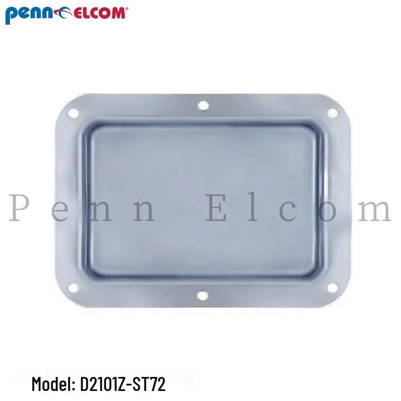 Penn Elcom Встраиваемая большая металлическая табличка - Серия D2101 Для кейса