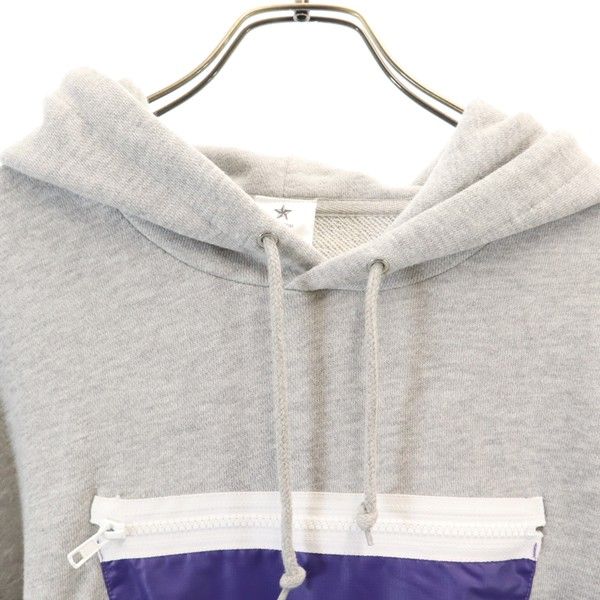 Brand new Star Star Re:MODEL Long sleeve Sweatshirts Ripped nylon pocket Men's Used