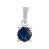 Серебряная подвеска с сапфиром nano 0.389ct (2140306)