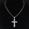 Древо Жизни Крест Кулон Ожерелье Серебряного Цвета Мужчины Женщины Ожерелье Ювелирные Изделия