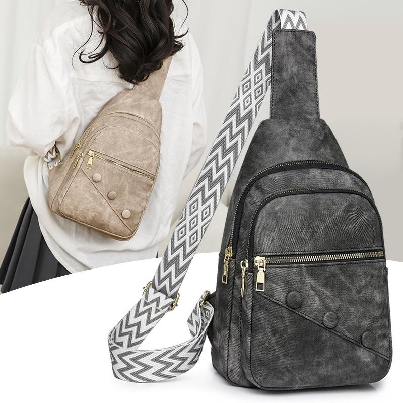 Versatile Casual Bag for Women New Fashion Breast Bag for Women Single Shoulder Crossbody Bag Large Capacity Lightweight Chest Bag