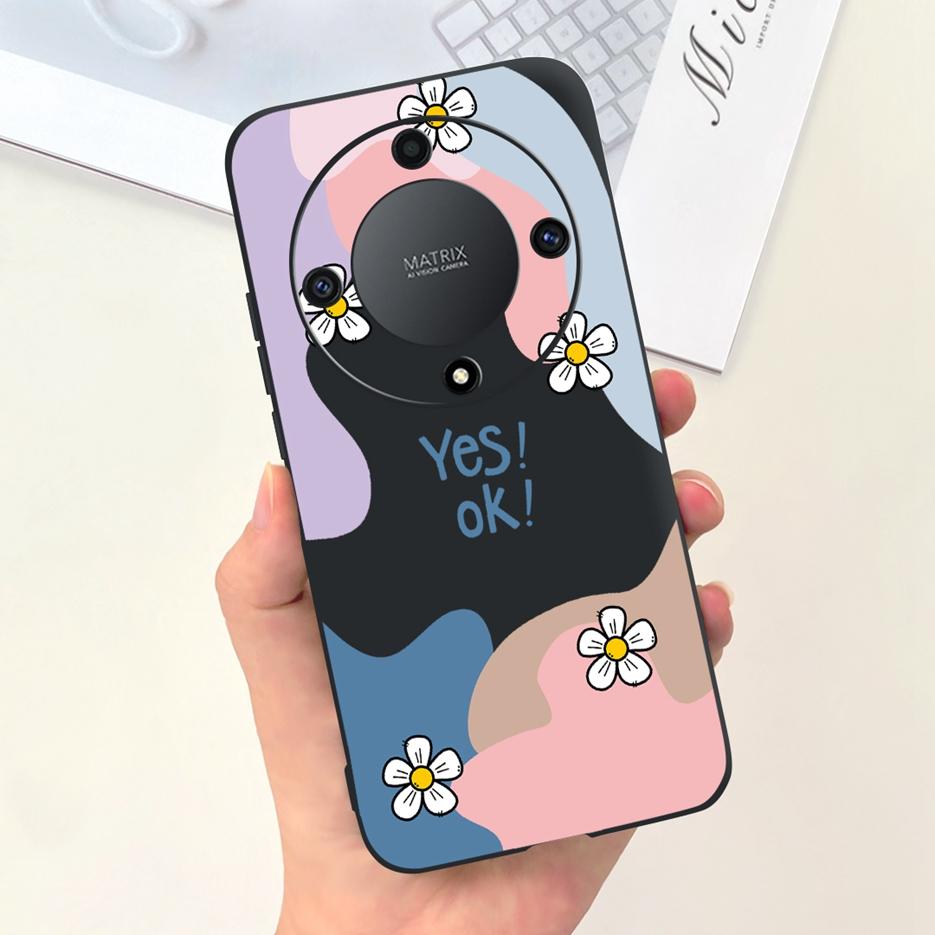 For Honor Magic 6 Lite 5G Case Stylish Art Painted Cover Soft TPU Phone Case For Honor Magic6 Lite 5G Coque Fundas 6.78'' Bumper