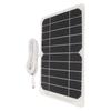 5W5V Solar Panel with Type C Output Monocrystalline Efficient Portable Durable Solar Cell Module for Doorbell Security Camera
