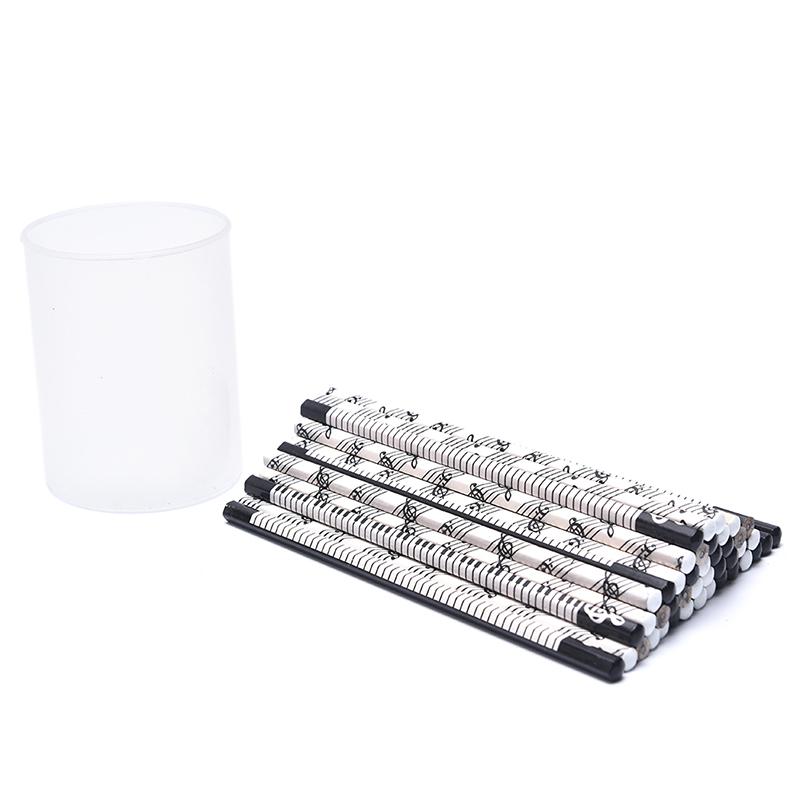 12Pcs Musical Note Pencil Pencil Music Stationery Piano School Student