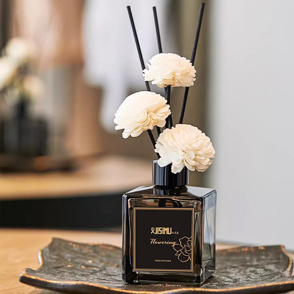 Цветочный без огня Ароматерапия Украшение комнаты Домашние комплекты с тростниковыми диффузорами Бытовой Свежий парфюм Долгоиграющий Для ванной комнаты