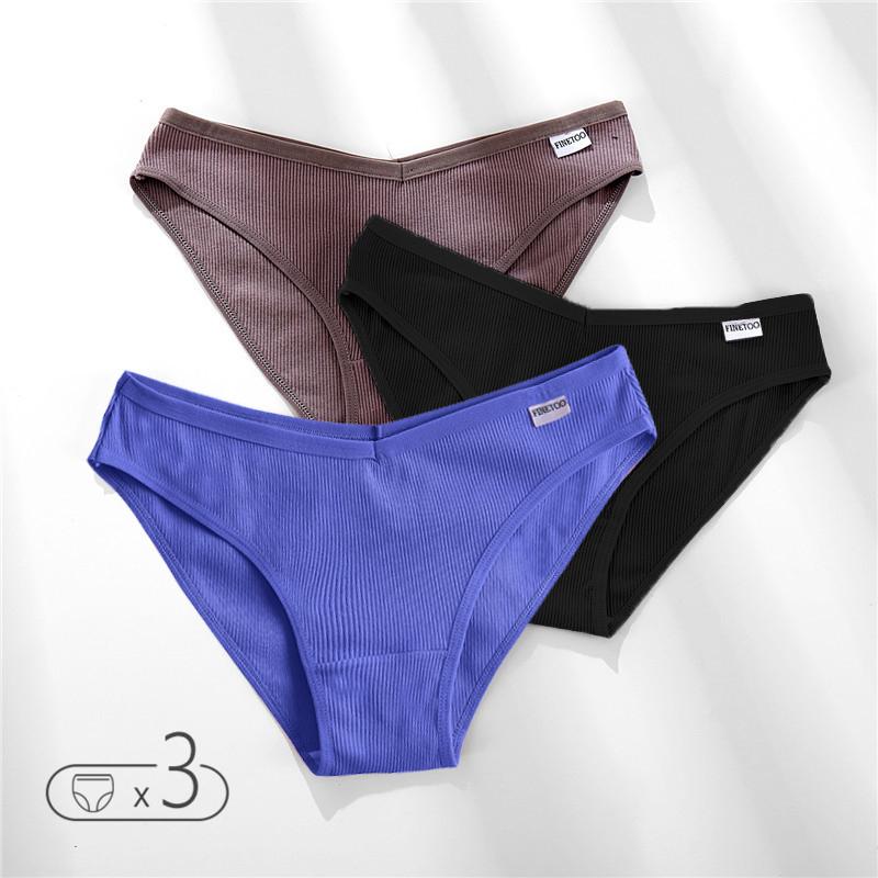 FINETOO M-4XL хлопковые трусики, женское нижнее белье с V-образной талией, трусы больших размеров, женские трусы с низкой посадкой, удобные трусики, нижнее белье