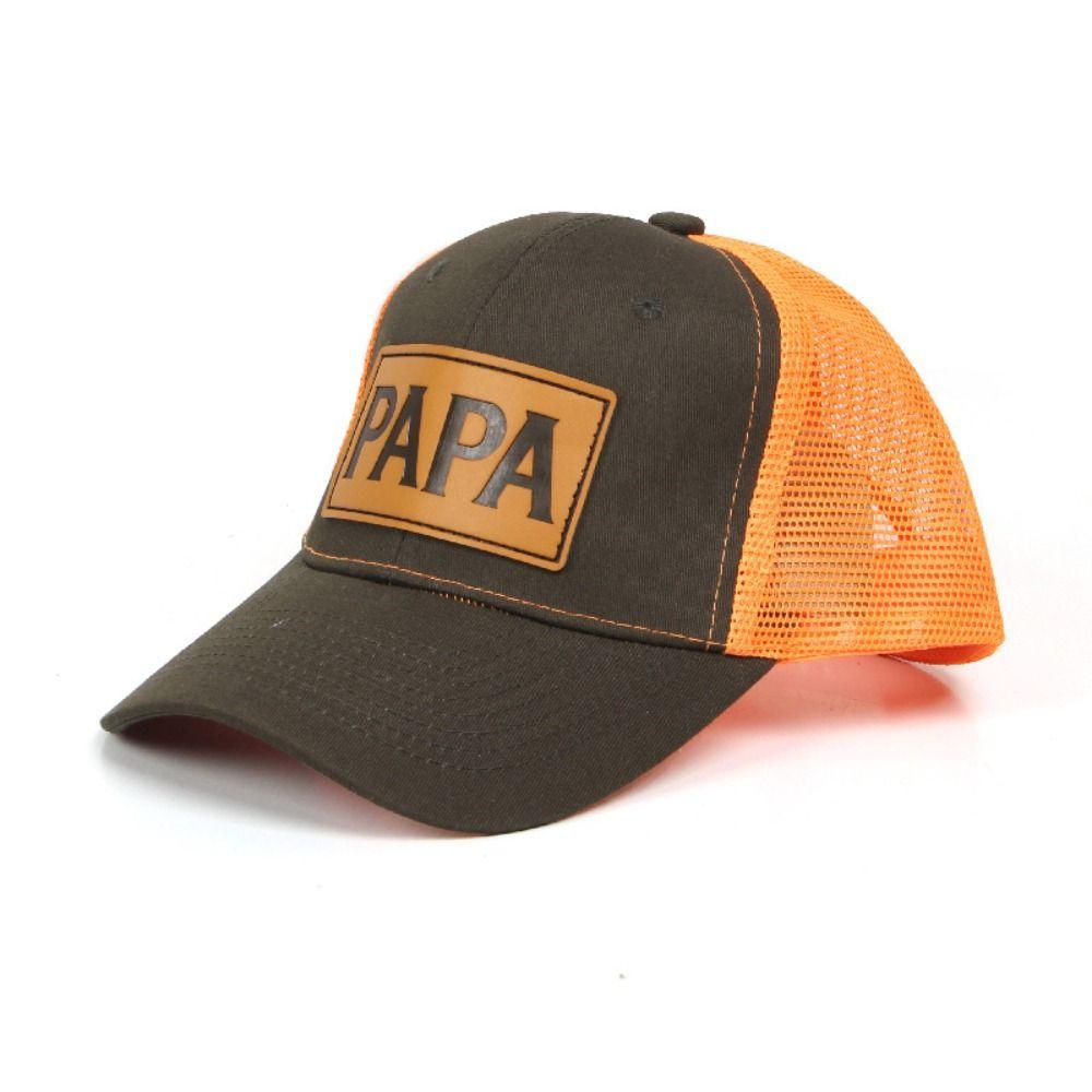 Two Tone Snapback Baseball Cap Curved Brim Casual Dad Hat Retro Mesh Trucker Hat For Men