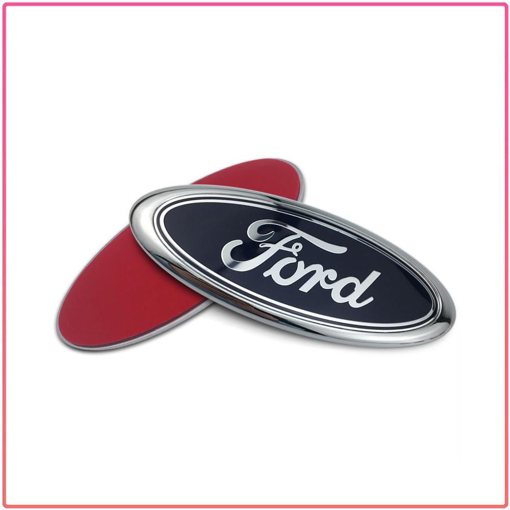 11,5x4,5 см Логотип автомобиля для Ford Ranger Escape Mondeo Fusion Fiesta Kuga Edge Focus Mustang Наклейка-эмблема на задний багажник Аксессуары
