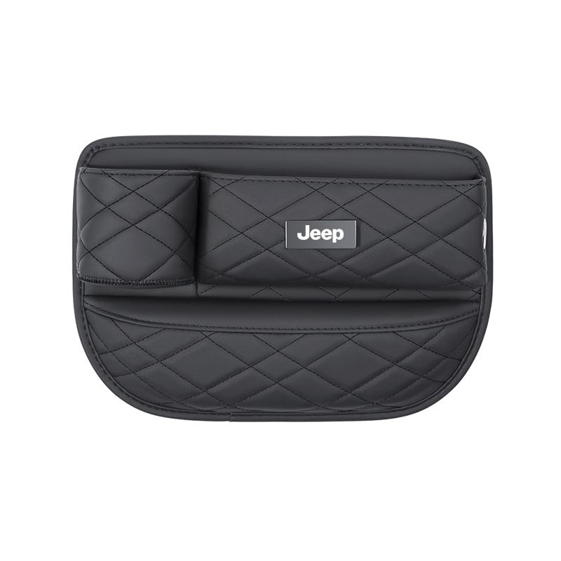 Car Seat Gap Storage Bag Organizer Box Auto Cup Holder For Jeep Grand Cherokee Wrangler JK Gladiator Compass Renegade Wagoneer AMP1