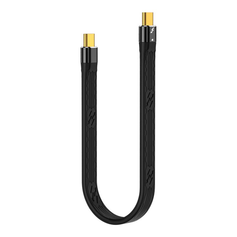 1 шт. USB4.0 FPC Гибкий Короткий Кабель, Thunderbolt 4 Полнофункциональный Кабель Данных, Высокоскоростная Передача 40 Гбит/с, Быстрая Зарядка PD, Кабель-удлинитель USB 3.1