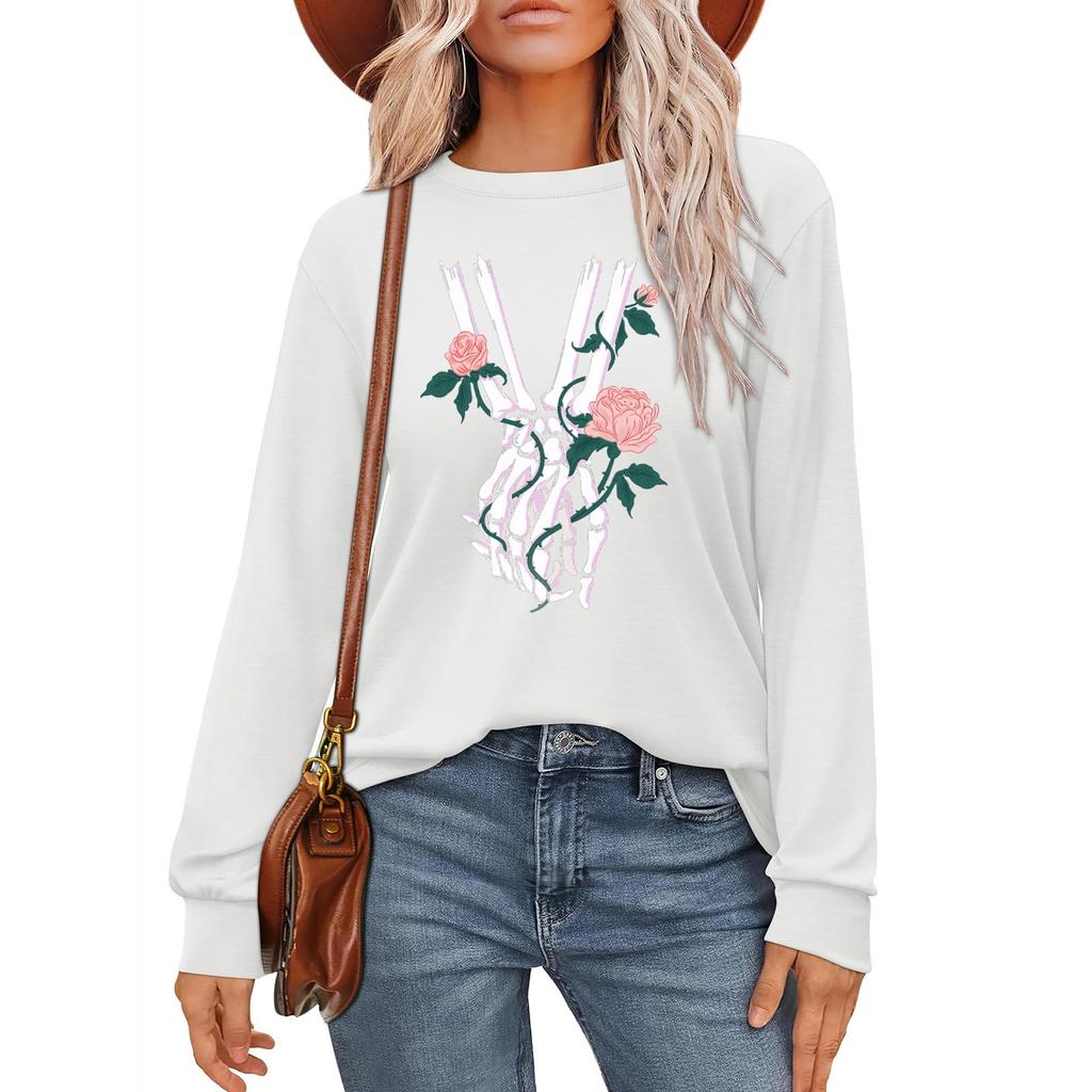 Женская мода рубашки с длинным рукавом свободные облегающие с круглым вырезом базовые топы повседневные наряды