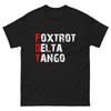 Фокстроты Дельты Танго Смешные Фокстроты Дельты Танго Футболка
