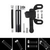 Aluminum-Alloy Mini Bike Tire Pump Portable 120PSI Bicycles Pump Balls Pump with Needle Fits Presta and Schrader Valves