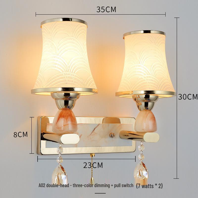 2025 Современный теплый настенный светильник для спальни, гостиной, столовой и лестницы