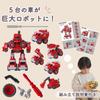 Official Build and Mecha Driver for Boys Ages Educational Assembly Transforming Combined Robot Combine! 3+, 4-5, Gift, Tools, Toy, Toy, Carpenter,