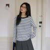Laengsseon Ls_Полосатая футболка с длинным рукавом