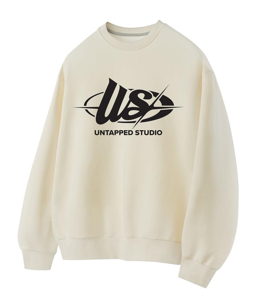 UNTAPPED STUDIO Us Logo Sweatshirt Oversized Fit 6 Colors (Type B)
