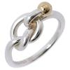TIFFANY&Co. Love Knot Ring Silver925/K18 Yellow Gold #5.8(US Size) 3.0g Women Used