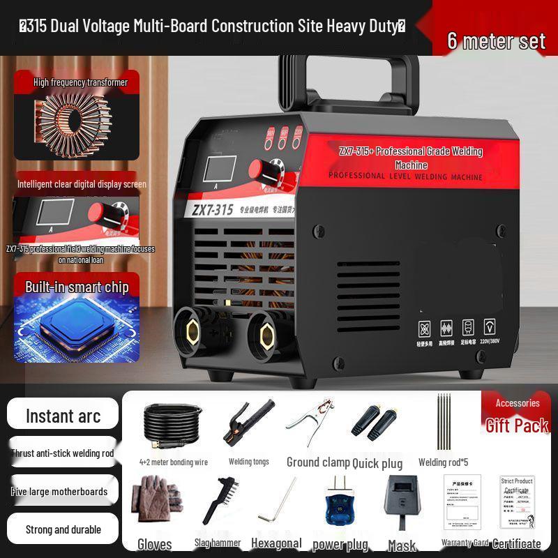 Household Dual Voltage Portable Welding Machine 220V/250V 315/380V
