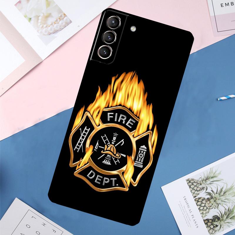 Firefighter Heroes Fireman Case For Samsung Galaxy S23 S22 S24 Ultra Note 20 S20 S21 FE S9 S10 Note 10 Plus Back Cover