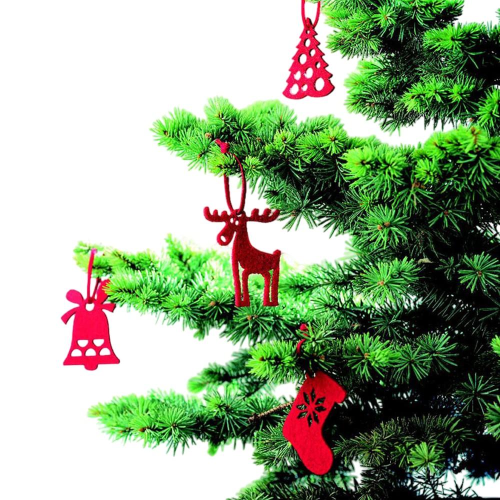 MidOcean Rouge Felt Christmas Tree Decoration Set