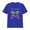 Womens Deck The Palms Merry Flamingo Christmas T Shirt Funny vintage Washed fashion Top For Everyday Wear Breathable Stretched