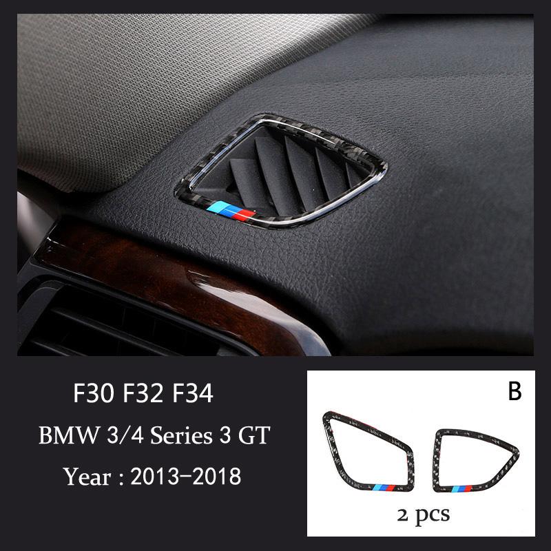 Мягкие наклейки из углеродного волокна на выходе воздуха, накладка, Стайлинг автомобиля для BMW 1 2 3 4 5 7 Series X1 X3 X4 X5 X6 F30 F10 F15 F16 G30