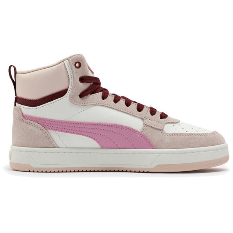 Puma Caven 2.0 Mid Retro Fashion Comfortable Sneakers Unisex Sneakers White Pink 402242-02