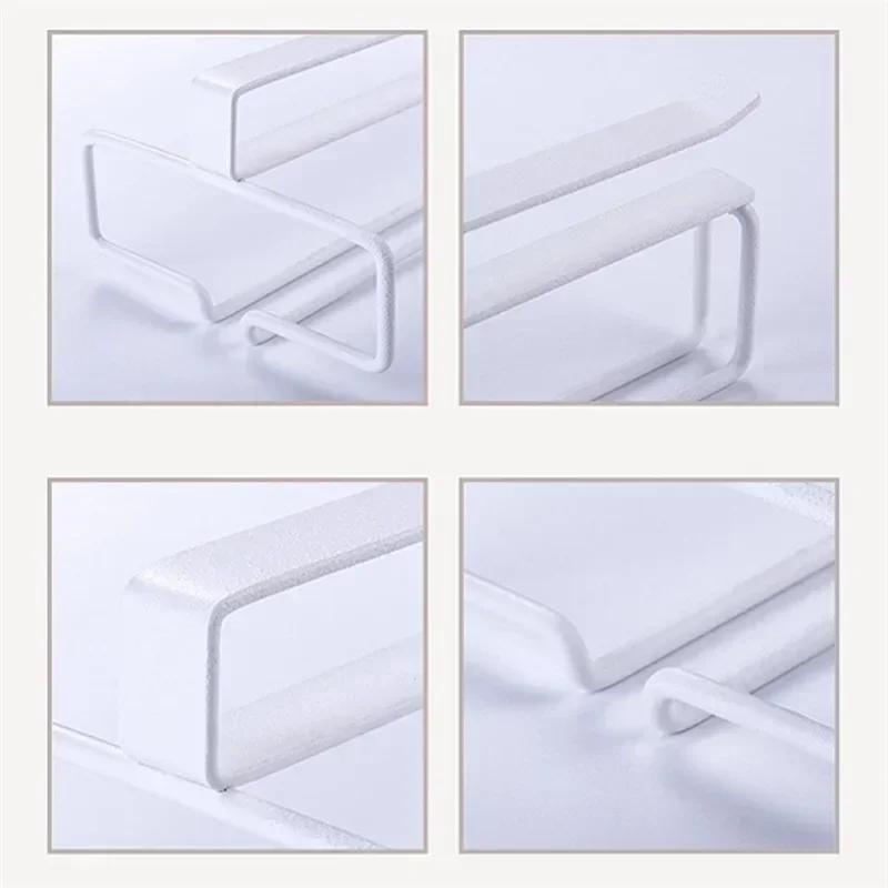 Кухонная бытовая однотонная стойка для хранения вещей из железа, стойка для вина, вешалка для стеклянных бутылок, стойка для рулонов бумаги из нержавеющей стали