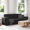VidaXL 3-seater Sofa Black 180 Cm Velvet, Sofa, Three-seater Sofa, 3-seater Velvet Sofa, Divan, Sofa In 4105035