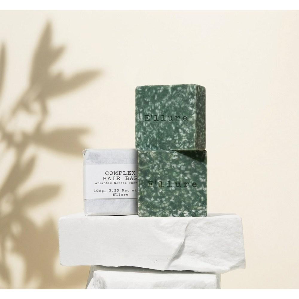 Elure Natural Shampoo Plant-based Soap Mildly Acidic Aroma Complex Shampoo Bar Zero Waste 10 pcs 100g