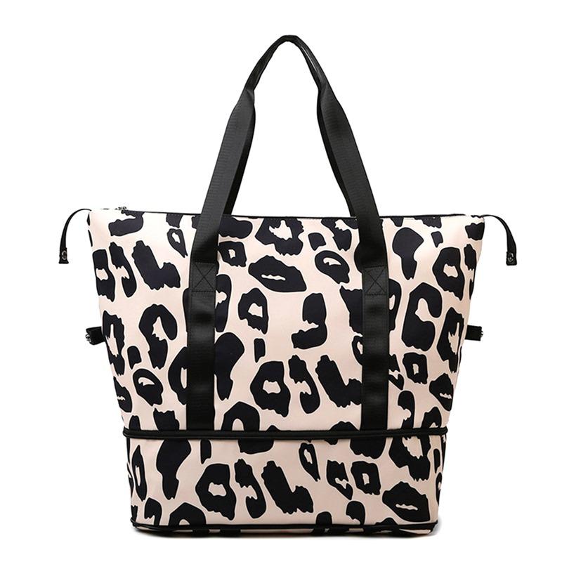 Дорожная сумка для коротких поездок, для деловых поездок, большая вместительная сумка для багажа, посадочная сумка с коровьим принтом, легкая простая сумка для проживания