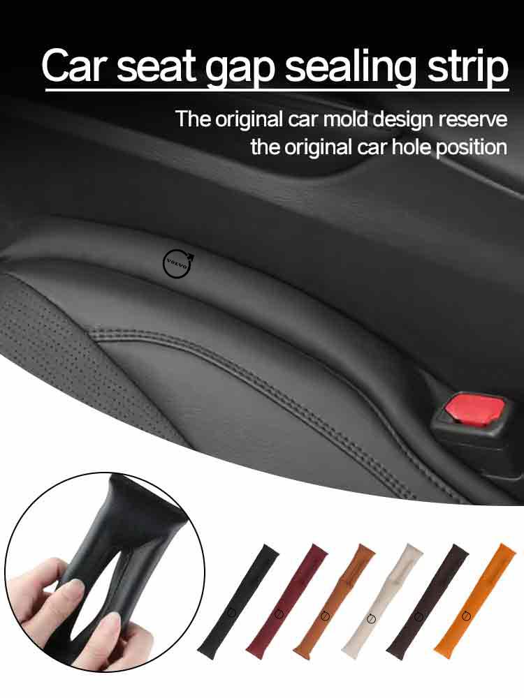 Suede Car Interior Seat Gap Plug Filler Sealing Strip For Volvo XC90 XC60 T6 S60 XC40 V40 XC70 V70 V60 V50 S80 S40 AWD V90 S90