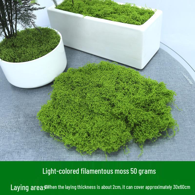 Artificial Moss Turf and Rockery Stones for Horticulture, Landscaping, and Bonsai Decor