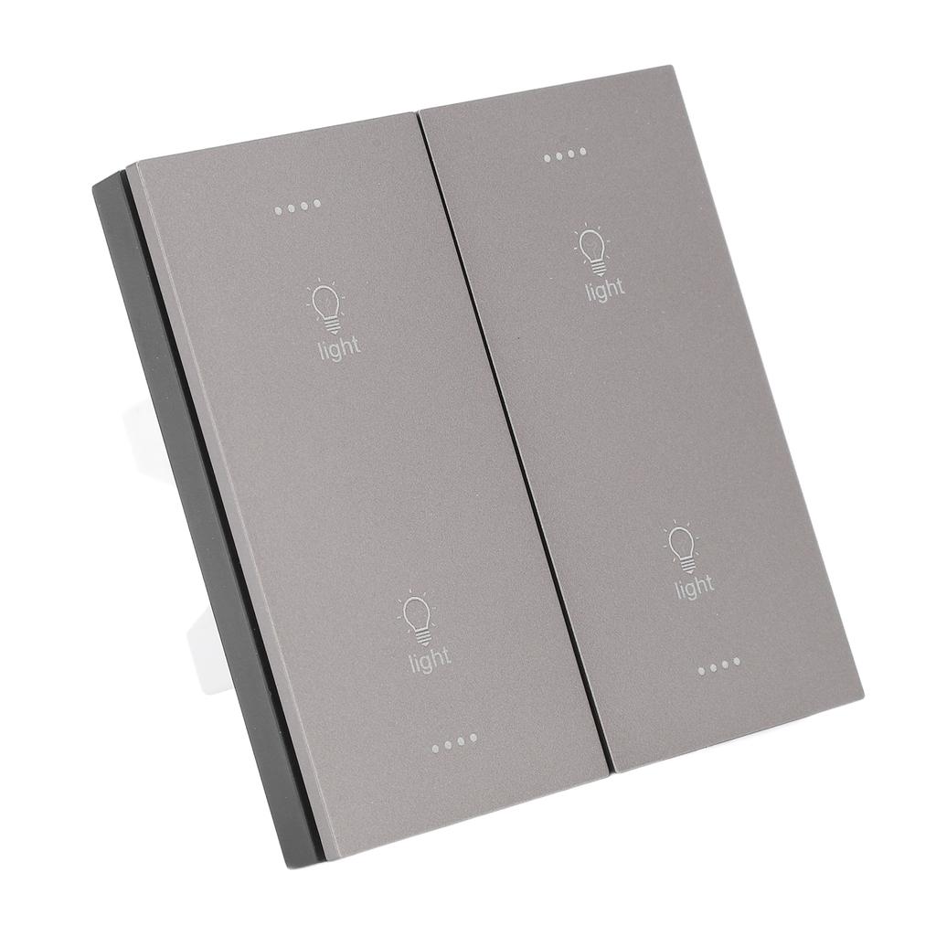 Умный выключатель света WiFi беспроводной голосовой таймер управления переключатель 4 открытых управления Количество интеллектуальный