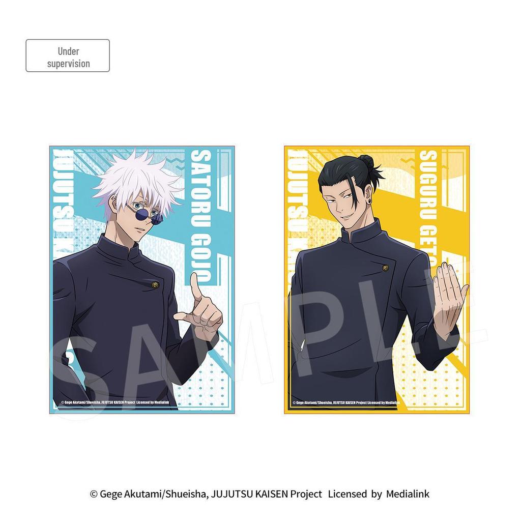 Аниме-товары Jujutsu Kaisen: Лазерное искусство Годжо, Гэто и Итадори из арок «Скрытый инвентарь» и «Проклятое чрево»